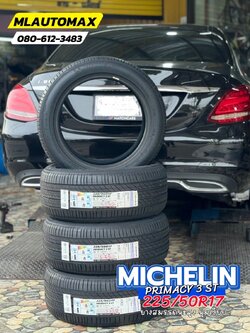 #BENZ_C180🚘❤️💫 🛞🐘#MICHELIN_Primacy 3 ST 225/50R17