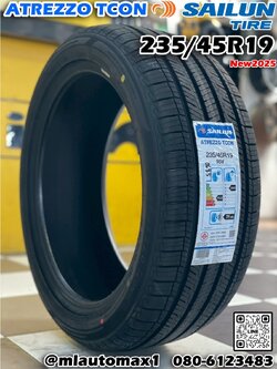 #ยางไซหลุน #Sailun Atrezzo #TCON 235/45R19 ยางใหม่ปี2025