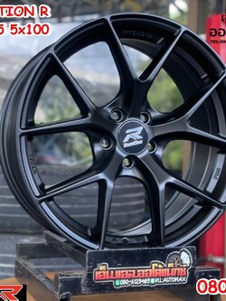 ล้อแม็กซ์ Emotion-R รุ่นFRE ล้อขอบ17 กว้าง7.5 ออฟ35 5รู100 สีดำกึ่งด้าน(SMB)