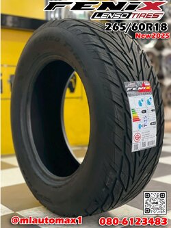 #ยางใหม่ #เลนโซ่ #LENSO_TIRES #FENIX 265/60R18 ยางใหม่ปี2025