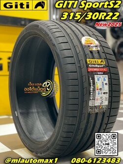 ยาง GitiSport S2 ขนาด 315/30R22 ยางใหม่ปี2025