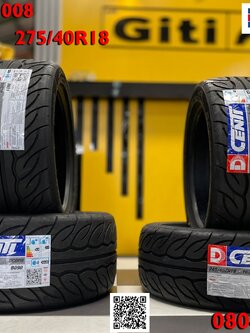 Dcenti DC008 245/45R18 275/40R18 ยางใหม่ปี2022