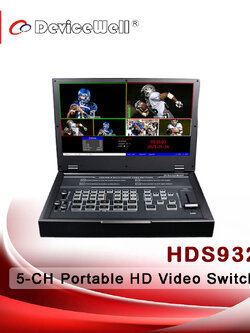DeviceWell HDS9325 5-CH Portable HD Video Switcher
