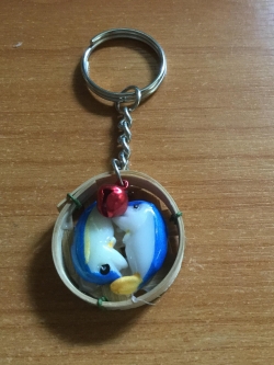 พวงกุญแจปลาทูอัมพวา (แบบใหม่) / ชิ้น