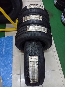 ยางใหม่ขอบ13 ยางแก้มเตี้ย Vee Ruber 195/50/R13