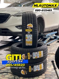 MAZDA_CX9🚘เปลี่ยนยาง 🛞🐘#GITI_SportS2_255/45R20