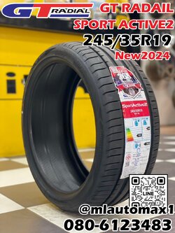 🔥🔥GT RADIAL SPORT Active2 245/35R19 ยางใหม่ปี2024🔥🔥