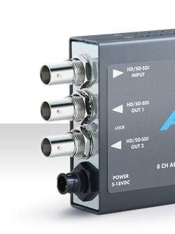 AJA HD10AM HD/SD 8 Channel AES Embedder/Disembedder