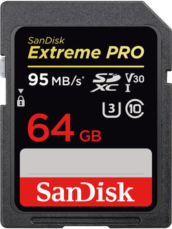 SanDisk 64GB Extreme PRO SDXC UHS-I Memory Card