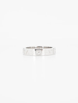 แหวน Bvlgari Bvlgari Ring with Diamond ทองขาว18K ไซส์ 51# (Used)