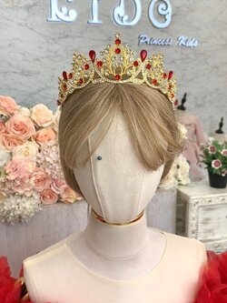 มงกุฎเด็ก(หน้าร้านอยู่รัชดา)KF678 สีทองแดง มงกุฎเจ้าหญิง