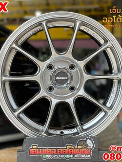 ล้อแม็กซ์ใหม่ขอบ15 #TC105X ล้อไทย Brightwheel BW-59 15x7 ET35 4x100 สีเทากัน