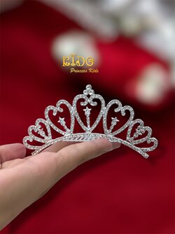 หวีเสียบเพชร(หน้าร้านอยู่รัชดา)KF744 มงกุฎเด็ก ประดับผม