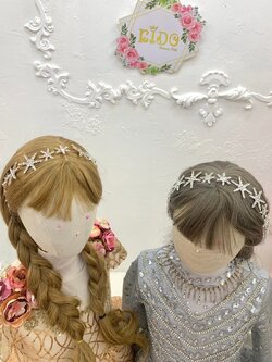 sคาดผมลายดาว*ร้านอยู่รัชดา ลองได้*KF655 สีทอง สีเงินประดับผม