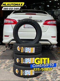 #NISSAN_SYLPHY🛞 #GITI_CONTROL P10 225/50R17 #ผ้าเบรกCompact🛞🛠