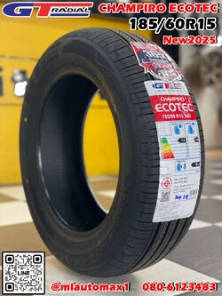 #ยางใหม่จีทีเรเดียล #GT_RADAIL #CHAMPIRO #ECOTEC 185/60R15 ยางใหม่ปี2025
