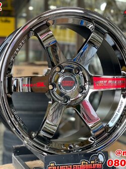 🛞 #TE37_SL Model SSW202 18x8.5 ET42 18x9.5 ET38 5x114.3 (BMC) สีแบล็คโคม