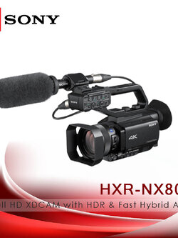Sony HXR-NX80 Full HD XDCAM with HDR & Fast Hybrid AF