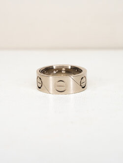 แหวน Cartier Love Astro Limited Edition ทองคำขาว 18K ไซส์50# (เป็นทั้งแหวนและจี้) (Used)