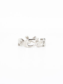 แหวน Cartier Signature Limited edition ทองขาว18K ไซส์ 51# (Used)