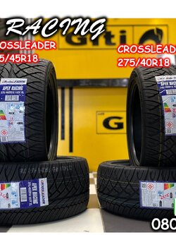 APEXRACING CROSSLEADER 245/45R18 275/40R18 4เส้น