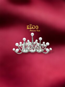 หวีเสียบเพชร(หน้าร้านอยู่รัชดา)KF735 มงกุฎเด็ก ประดับผม