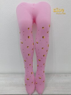 ถุงน่องเด็ก(หน้าร้านอยู่รัชดา)LZZ225 สีชมพู ลายเสื้อ