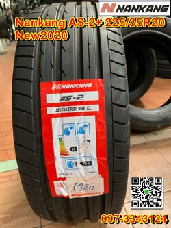 Nankang AS-2+ 225-35R20 ยางสปอร์ตคุณภาพดี ยางนันกัง