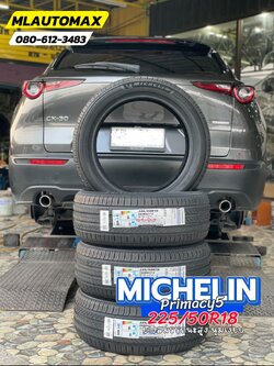MAZDA_CX30🚘เปลี่ยนยาง 🛞🐘#MICHELIN_PRIMACY5_225/50R18