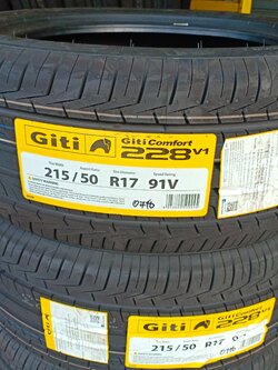 ยางใหม่ปี18คุณภาพดี Giti Comfort228v1 215/50/R17