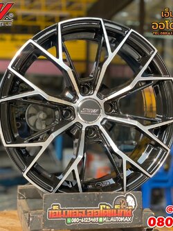 ล้อแม็กซ์ใหม่ขอบ15 สวยหรู สีดำเงากลึงหน้า SSW389 15x6.5 ET35 4x100