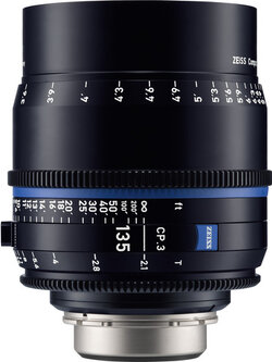 จำหน่ายเลนส์ ZEISS CP.3 135mm T2.1 Compact Prime Lens (Canon EF Mount, Feet)