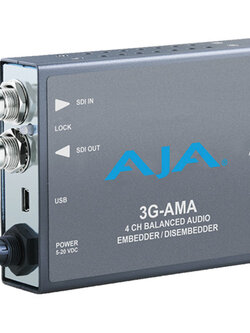 AJA 3G-AMA 3G-SDI Analog Audio Embed/Disembed