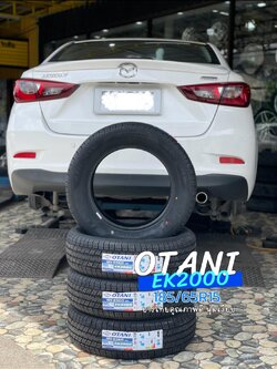 🚘 #MAZDA_2เปลี่ยนยาง #OTANI #EK2000 185/65R15