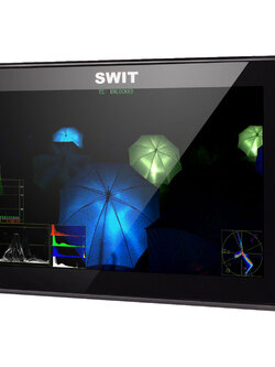 SWIT S-1053F 5.5" Full HD Waveform LCD Monitor with S-7003B Panasonic VW Battery Plate