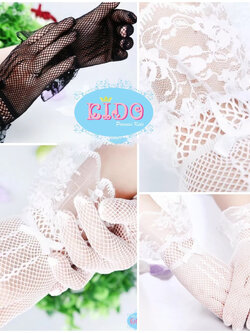 sถุงมือเด็ก(มีหน้าร้านอยู่รัชดา)GS4สีขาว สีดำ สีแดง ถุงมือเด็กแบบตาข่าย