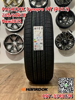 265/60R18 HANKOOK Dynapro HT (RH12) ยางใหม่ปี2021