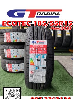 #GT Radial Champiro Ecotec 185/55R15 ยางใหม่ปี2023 (4เส้น)