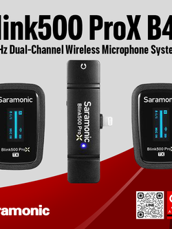 Saramonic - Blink500 ProX B4 2.4GHz Dual-Channel Wireless Microphone System