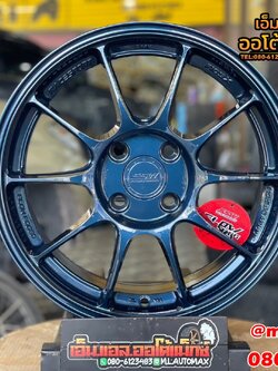 #ล้อแม็กซ์ใหม่ #SSW #F114 FlowForming 15x7 ET35 4x100 #ล้อแม็กซ์ขอบ15TC105 สีบลูมิตไนท์