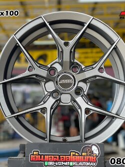 ล้อแม็กซ์ใหม่ขอบ15 SSW 385 15x7 ET35 4x100 สีเทากัน สวยหรู
