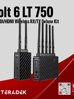 Teradek Bolt 6 LT 750 3G-SDI/HDMI Wireless TX/RX Deluxe Kit ( V-Mount )