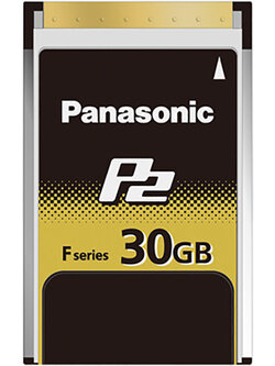 Panasonic AJ-P2E030FG 30GB F-Series P2 Memory Card