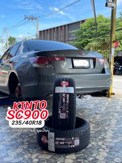 #HONDA_ACCORD เปลี่ยนยาง #KINTO_SC900_235/40R18