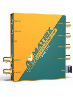 AVMatrix SD1151-12G 12G-SDI 1×5 Reclocking Distribution Amplifer