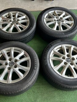 ล้อ Mazda3 5x114 พร้อมยาง Michelin Primacy4 ปี18 ขนาด 205/60R16