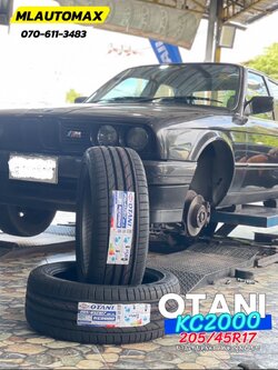 BMW_318i🚘 เปลี่ยนยาง 🛞🐘#OTANI_KC2000_205/45R17