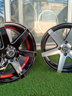 ล้อแม็กใหม่ขอบ15 RX-1 ขนาด4รู100 กว้าง7 ออฟ35