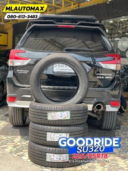 #SUBARU_FIRESTER🛞 #GOODRIDE_SU320_225/55R18 #บริการตั้งศูนย์ล้อ🛞