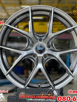 ล้อแม็กซ์ใหม่ขอบ17 BrightWheel BW-52 สีไฮเปอร์แบล็ค 17x7.5 ET35 5x100